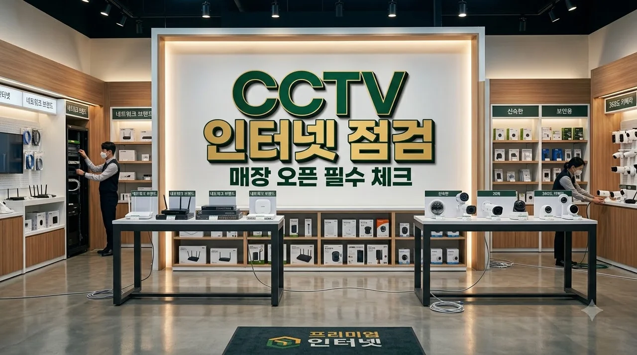 매장 오픈 전 CCTV 위치와 인터넷 속도를 함께 점검하는 이유 총정리 (2026)