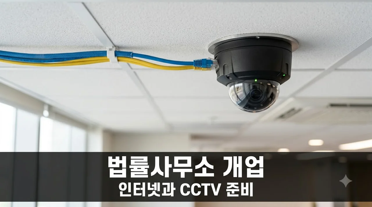 법률사무소 개업 인터넷과 CCTV 함께 설치할 때 체크리스트 총정리 (2026년 기준)