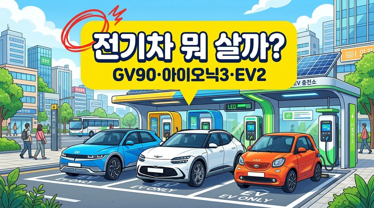 2026 전기차 신차 GV90·아이오닉3·EV2 실구매가 얼마?.. 가장 살만한 모델은?