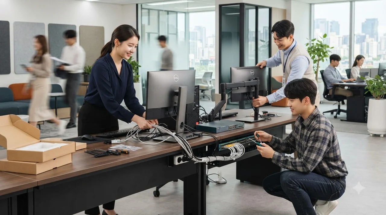 사무실 통신과 보안, SKB 인터넷 및 SK쉴더스 CCTV 결합 한눈에 살펴보기