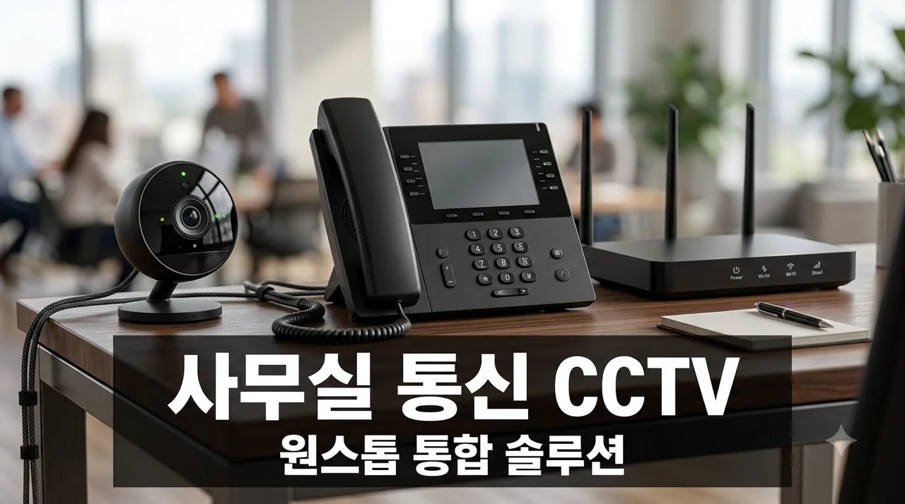 사무실 보안 강화 SKB 인터넷·IPTV·전화·CCTV 한 번에 준비하기 총정리