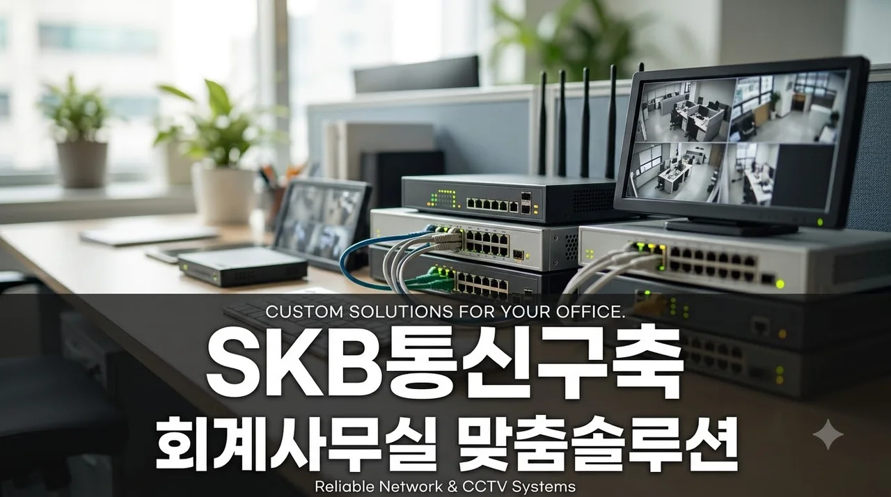 회계사무실 SKB 인터넷·인터넷전화·SK쉴더스 CCTV 구축 방법 완벽정리(2026)