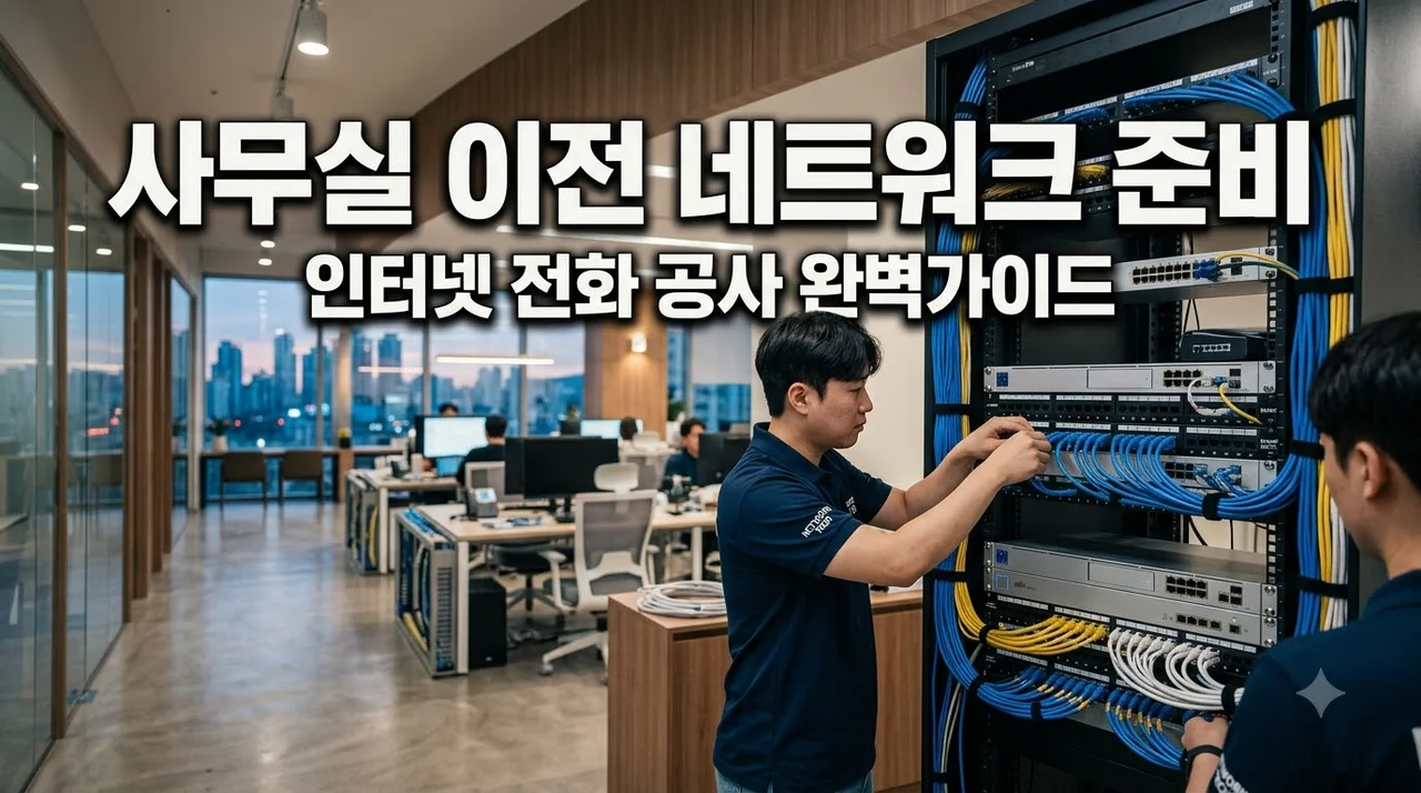 사무실 이전 인터넷 네트워크 공사 준비 방법 및 절차 총정리