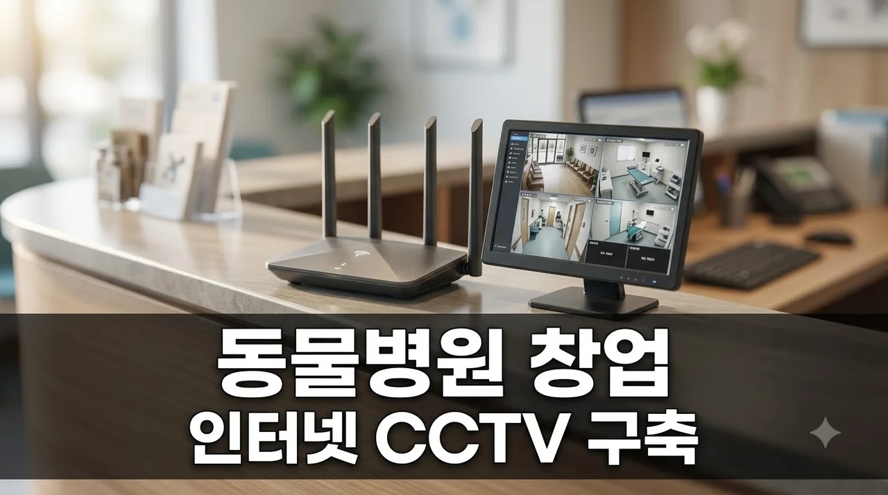 동물병원 창업 인터넷 와이파이 보안 CCTV 구축 완벽 가이드 2026