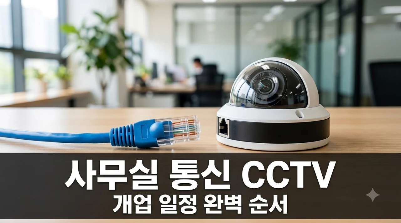 신규 사무실 인터넷 가입 CCTV 설치 개업 일정 맞추는 순서 총정리