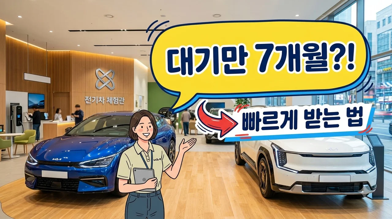 기아 전기차 지금 계약하면 7개월 대기?.. 9월 납기 소식과 빠르게 받는 팁