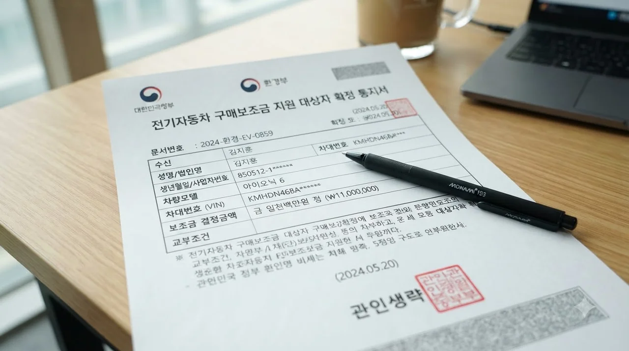 2026년 전기차 보조금 수령 시 주의해야 할 점