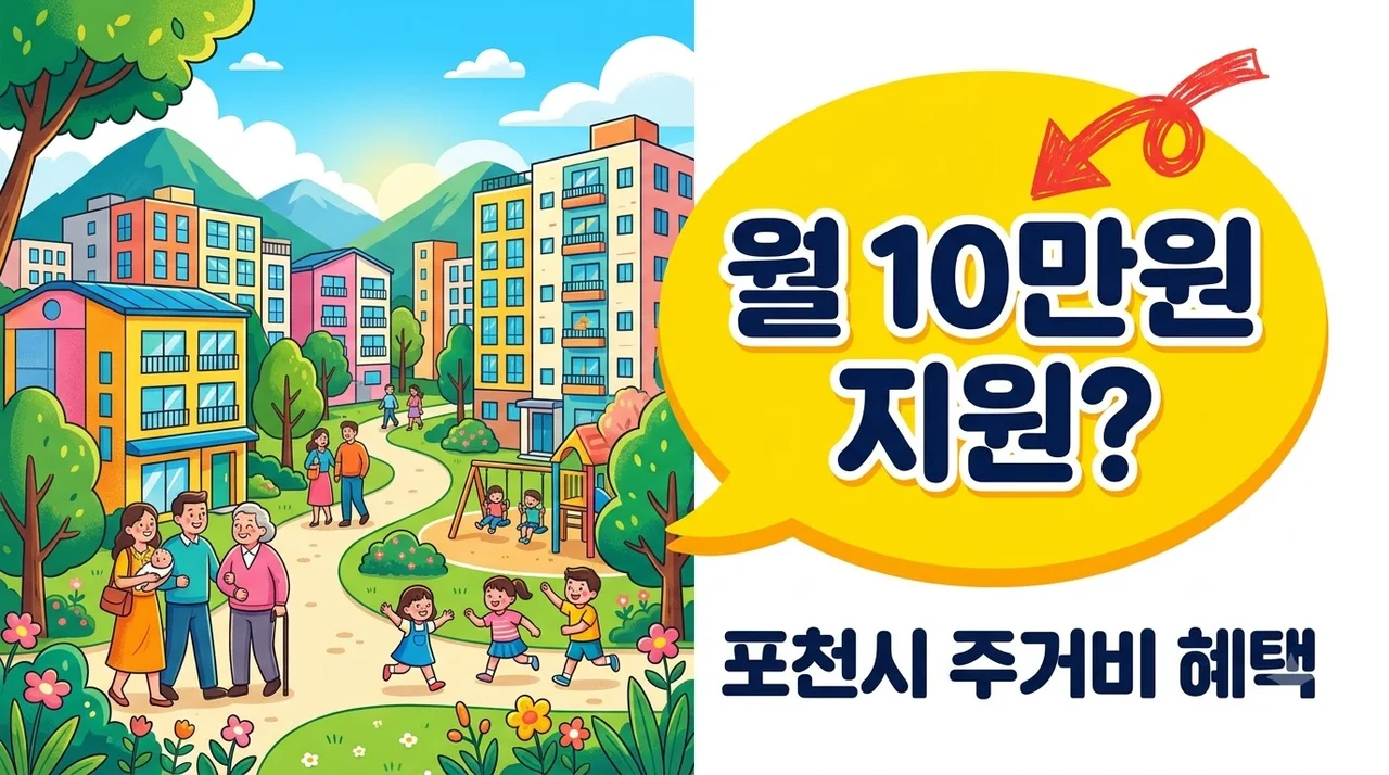 포천시 청년·신혼부부 공공임대주택 주거비 지원.. 월 10만원 대상 누구?