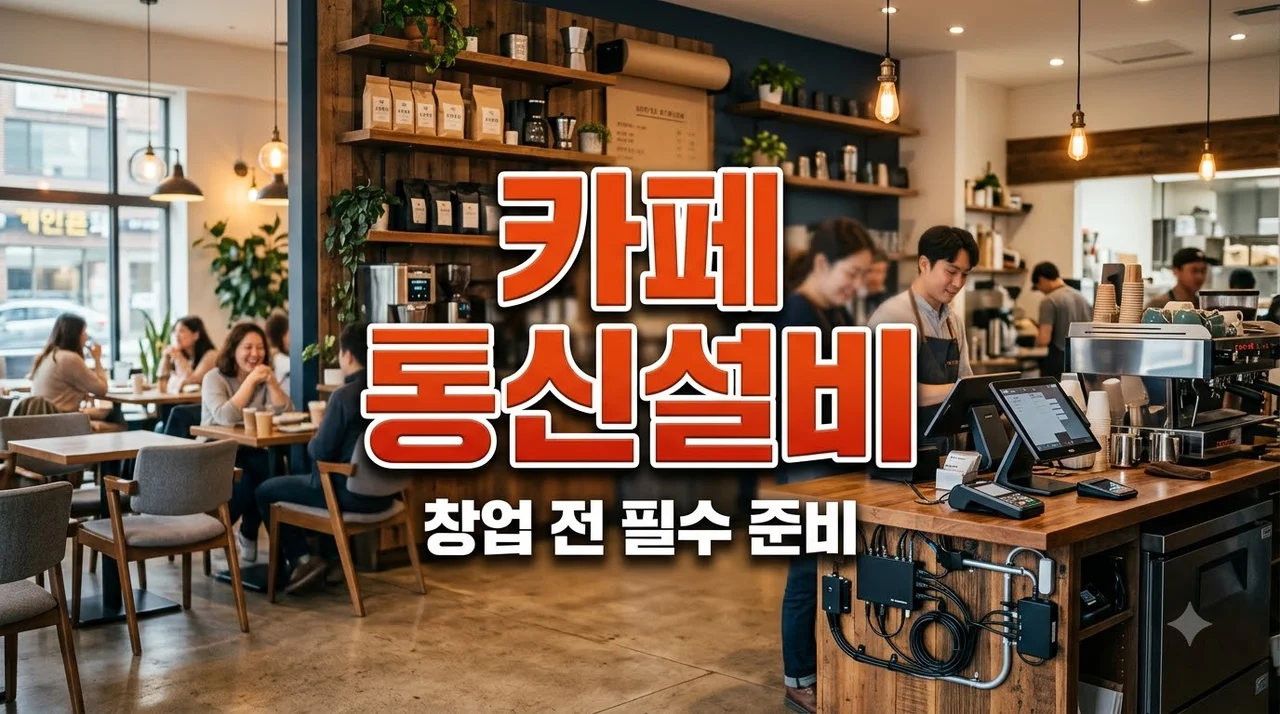 카페·식당 창업 전 통신설비 완벽 가이드: 인터넷부터 CCTV까지 총정리