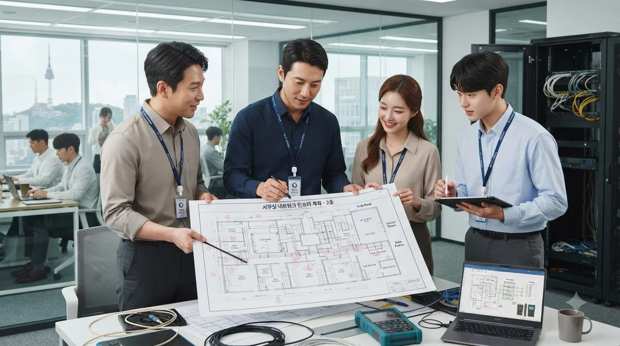 합리적인 가격의 원스톱 통신 전문 추천업체: (주)더젠 네트워크팀
