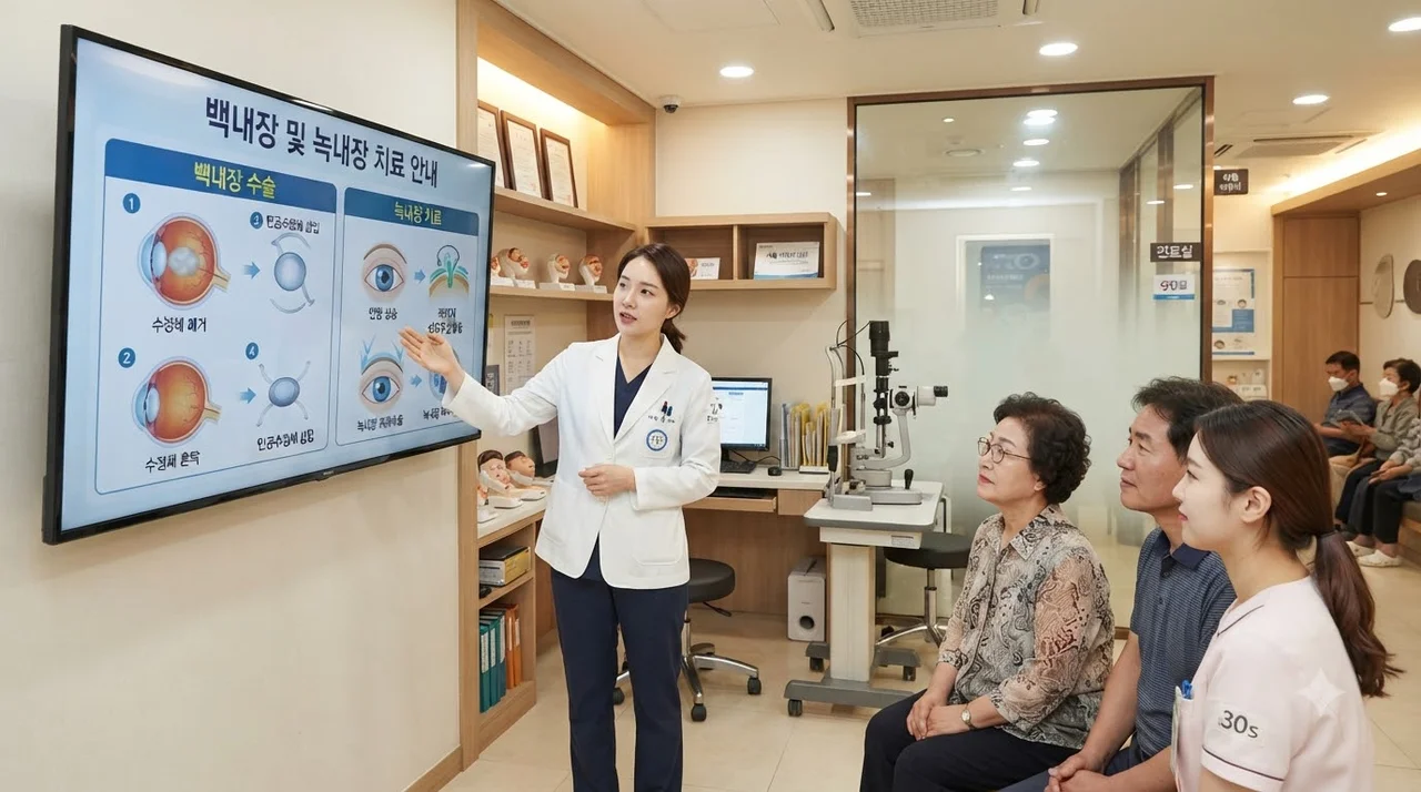 안 검진부터 개안 수술비까지! 세부 지원 내용