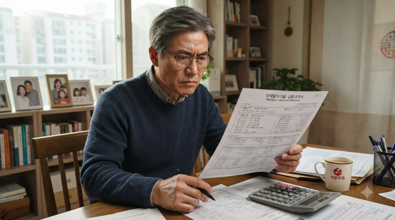 주담대 8% 시대, 5억 대출 월상환액 결론부터 공개합니다