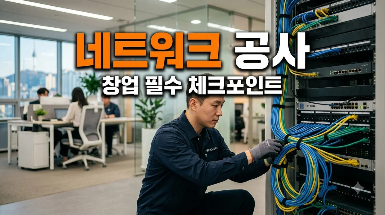 창업 네트워크 배선공사 체크포인트 5가지와 비용 절감 완벽정리