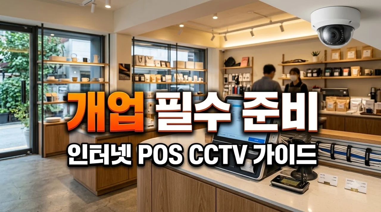개업 전 인터넷·CCTV·POS 통합 설치 시 필수 확인 사항 총정리