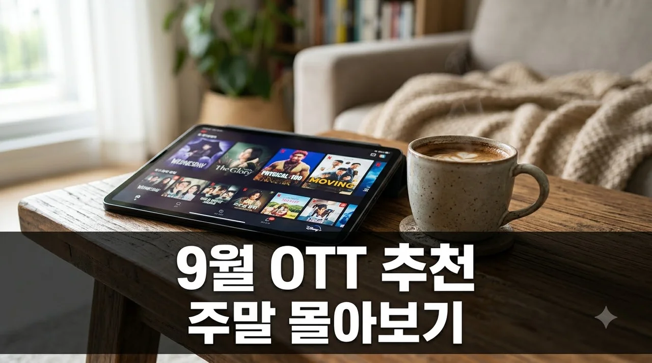 이번 주말 뭐 봄? 넷플릭스 들쥐 포핸즈 포함 9월 OTT 추천 몰아보기작 4선!