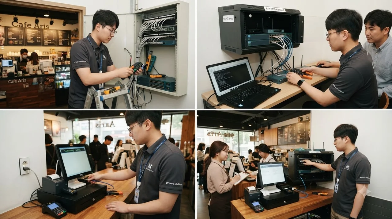 개업 일정에 맞춘 원스톱 구축 4단계 절차