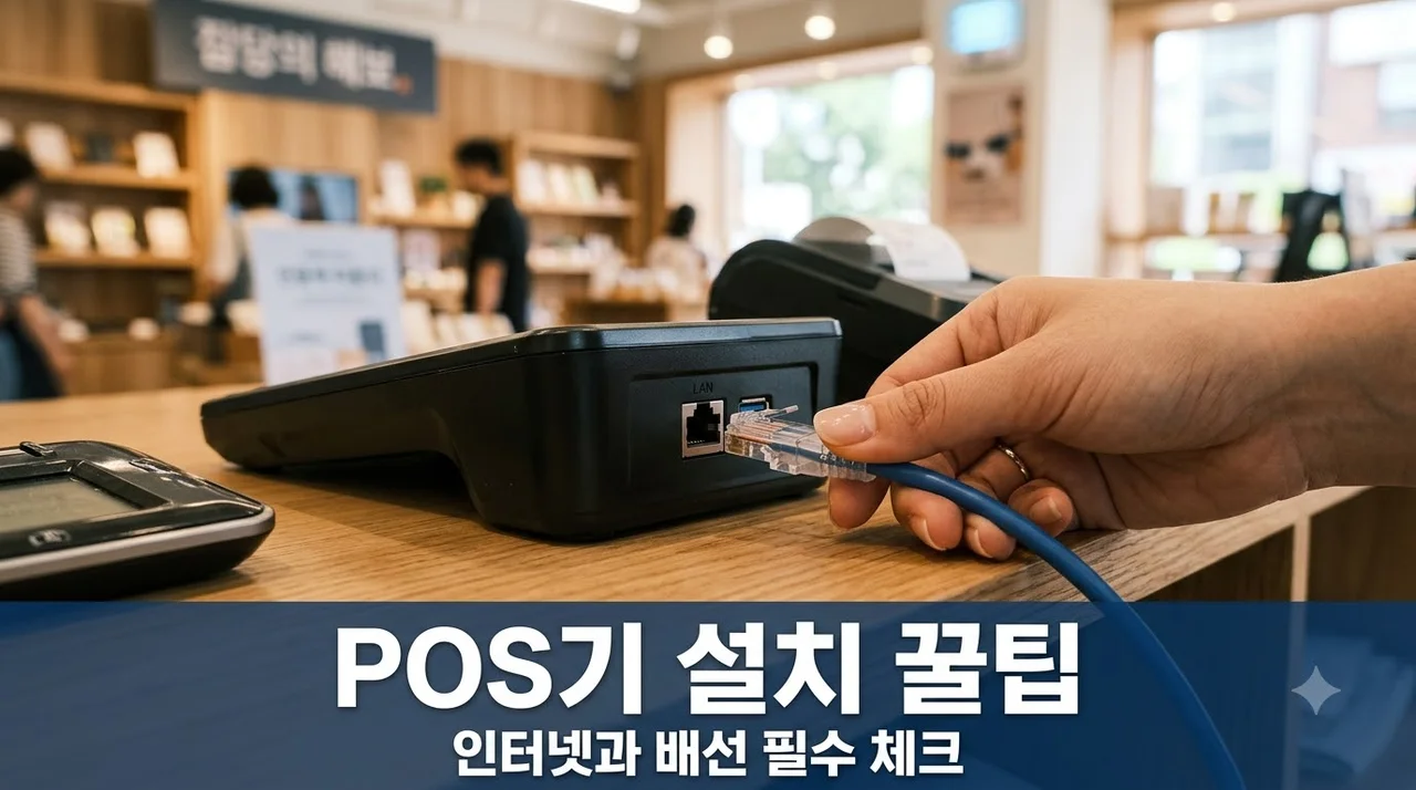 POS기 설치 전 반드시 준비해야 할 인터넷과 배선 총정리