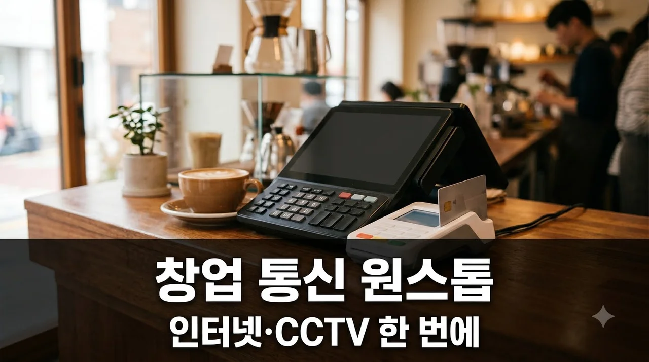 카페 식당 창업 통신서비스 원스톱으로 설치하는 방법 총정리