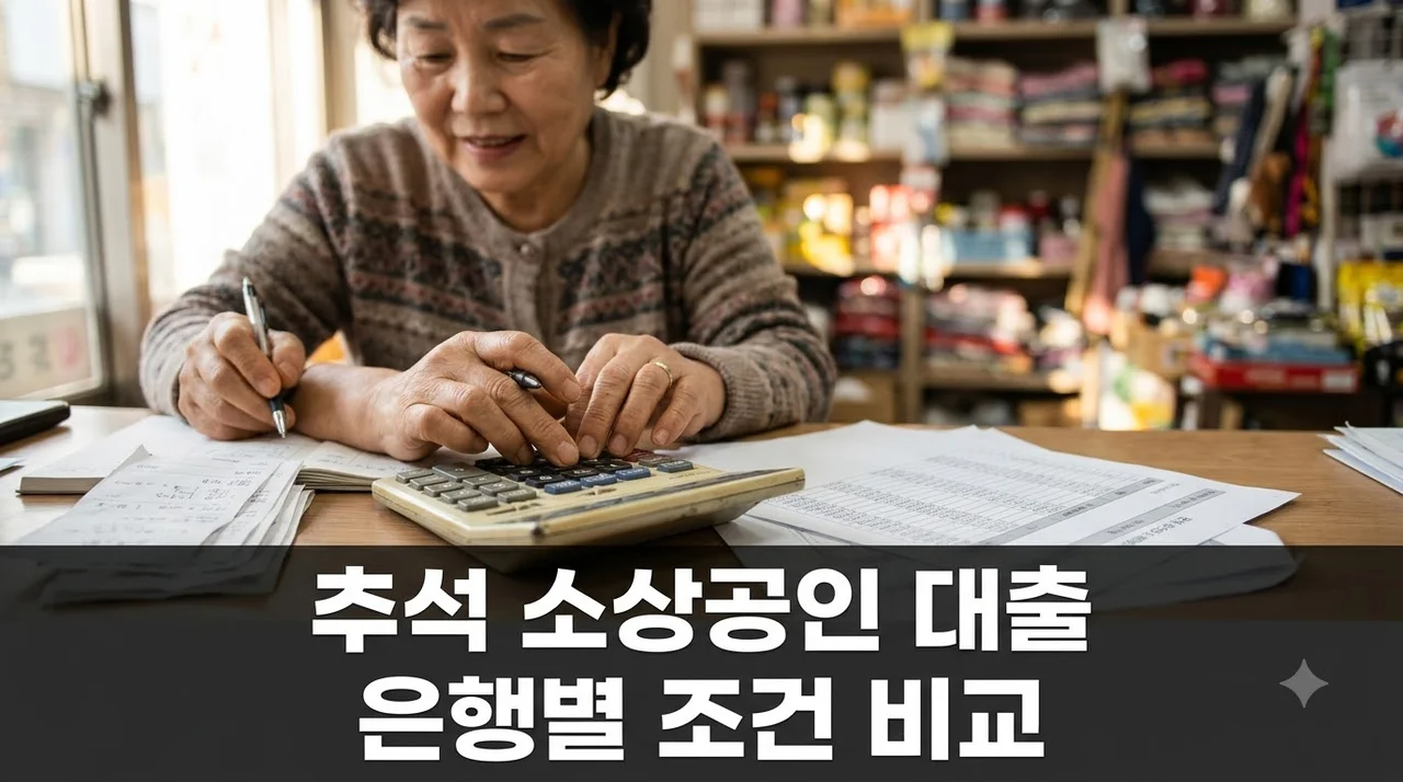 추석 소상공인 대출 75조 풀렸다는데.. 내 사업장은 어디가 제일 유리할까?