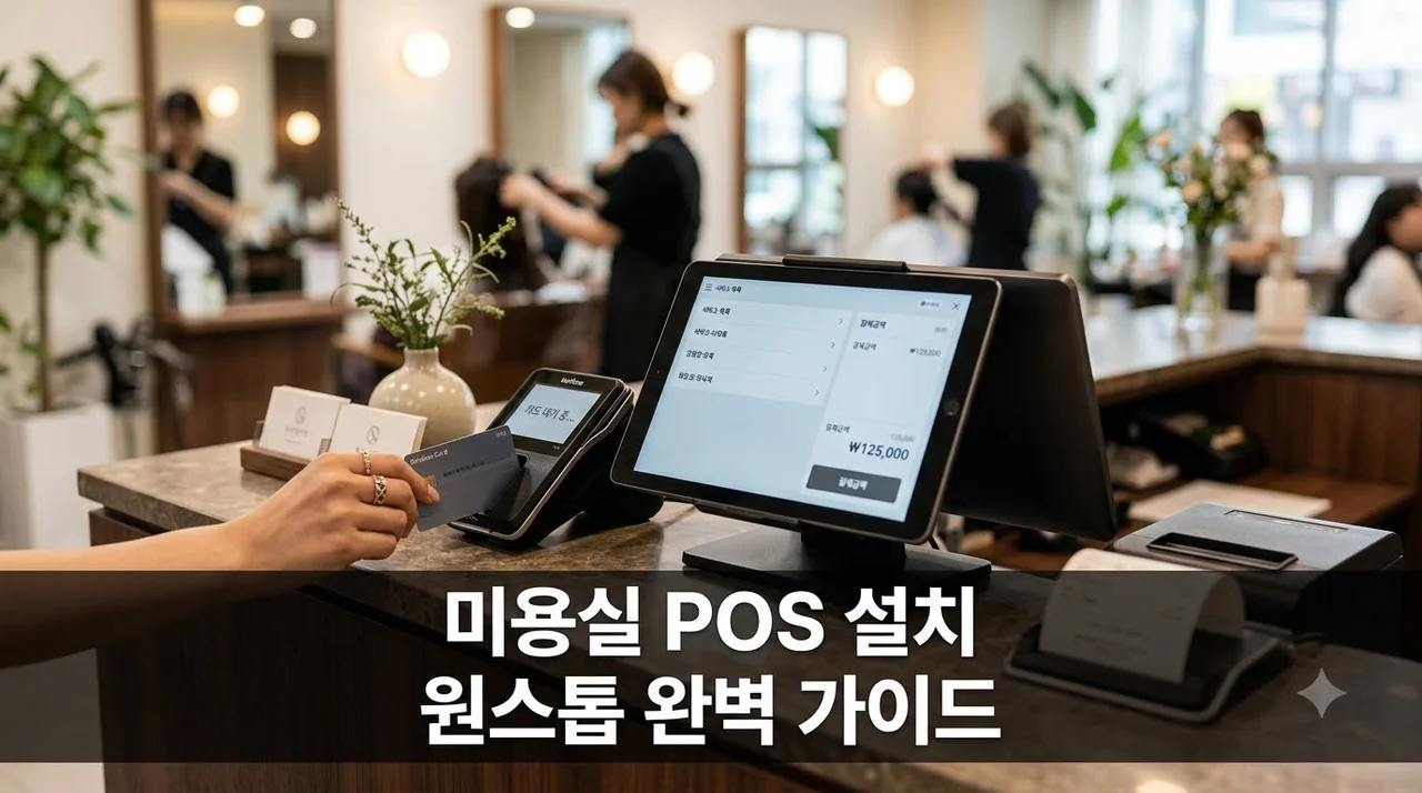 미용실 창업 POS기와 카드단말기 설치 한 번에 해결하는 방법 (2026)