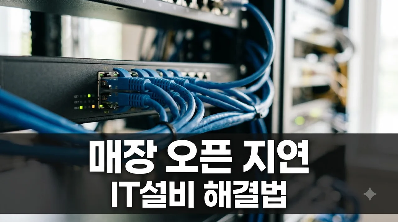 신규 매장 오픈 IT설비 지연 원인 5가지와 해결법 총정리