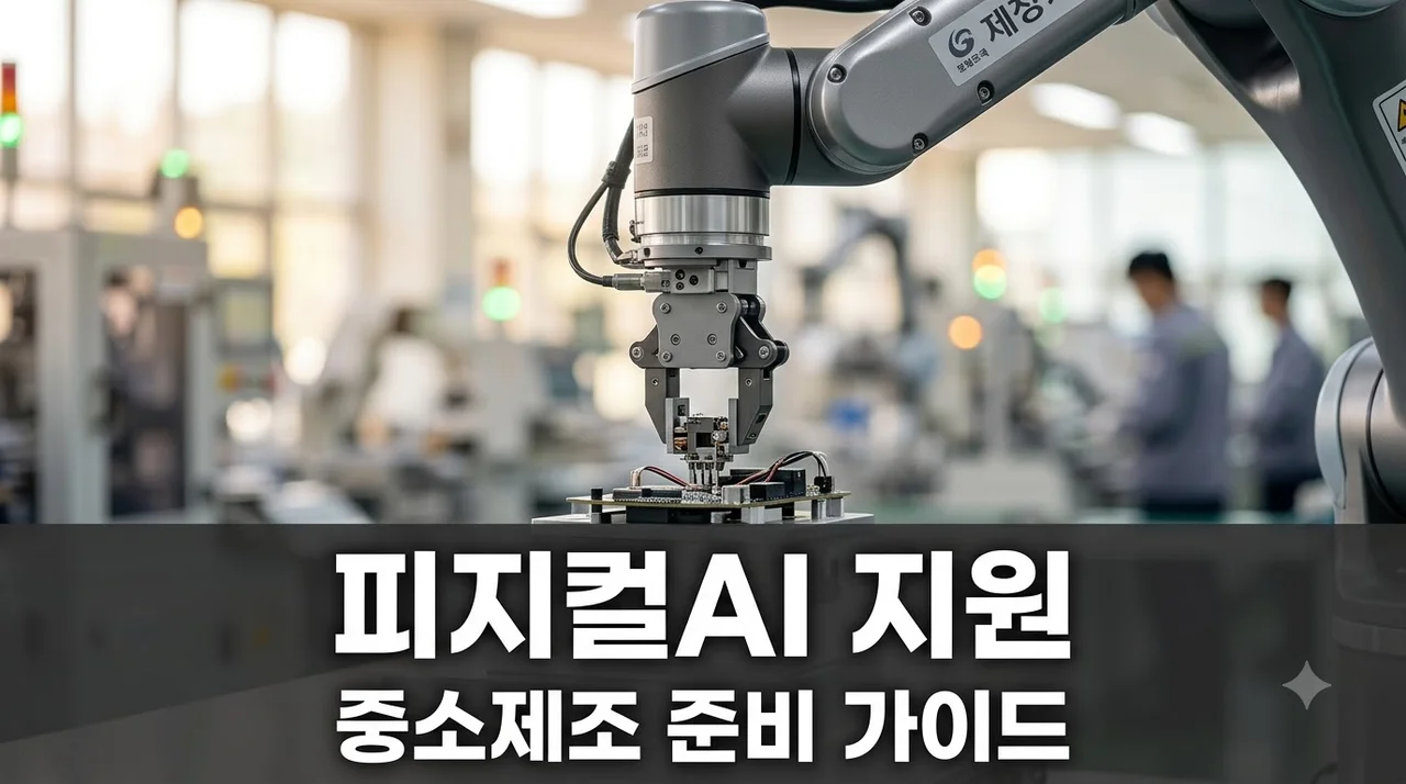 알고 보니 억대 지원금? 중소제조 피지컬AI 도입 전 준비할 3가지..