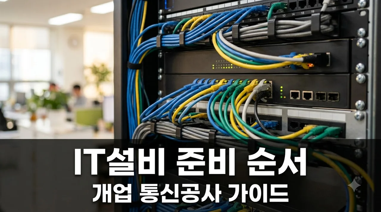 IT설비 준비 순서 개업 필수 체크리스트 및 공사 가이드