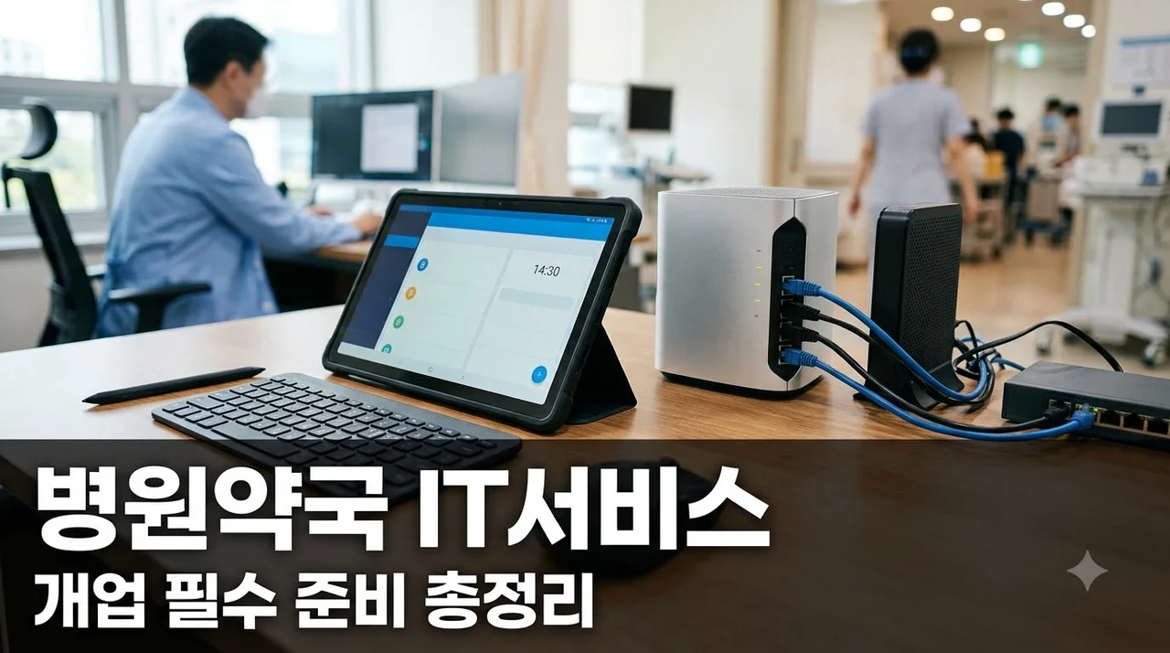 병원 약국 개업 IT서비스 총정리: 전산 구축부터 추천 시공까지