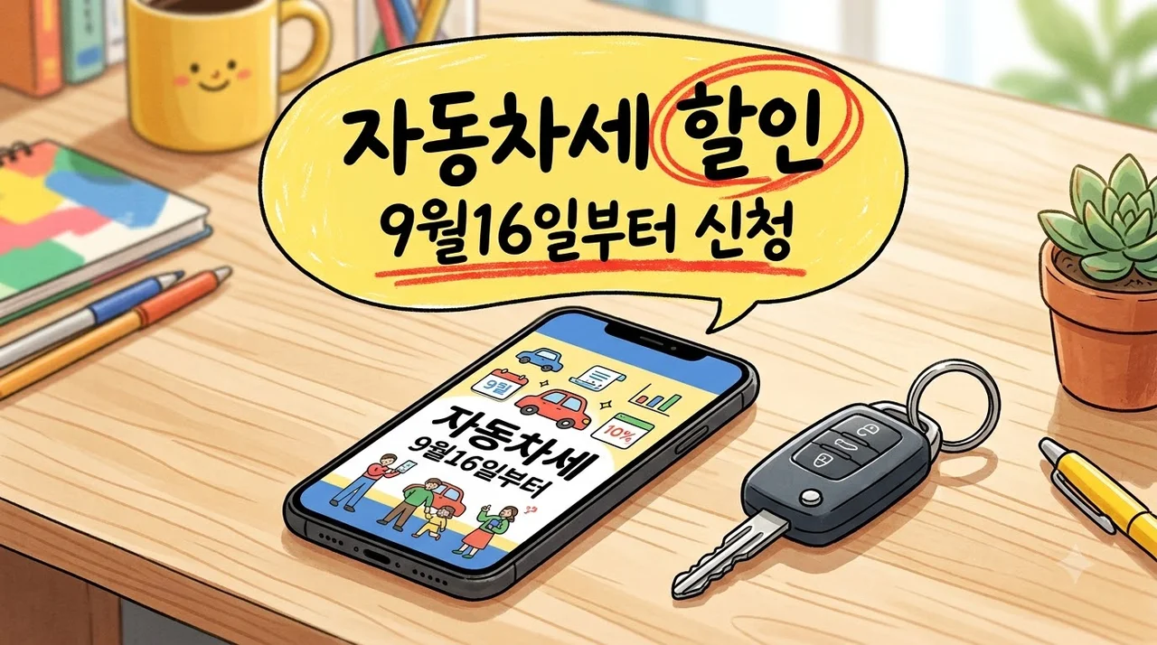 9월 16일 위택스 열린다.. 자동차세 연납으로 실제 아끼는 돈 얼마?
