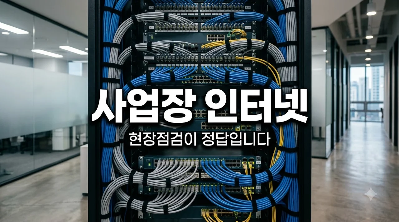 대구경북 사업장 인터넷 문제, 현장점검이 답입니다! 맞춤 솔루션