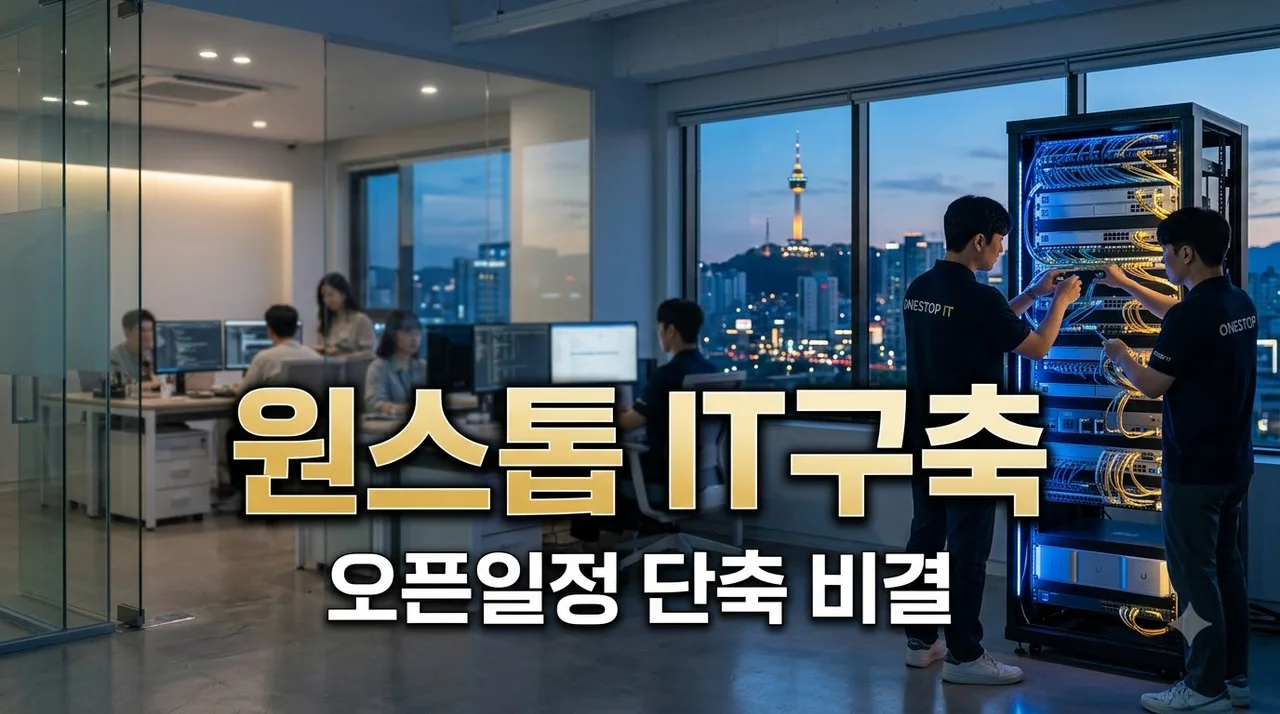 대구경북 원스톱 IT구축 오픈 일정이 빨라지는 비결 총정리