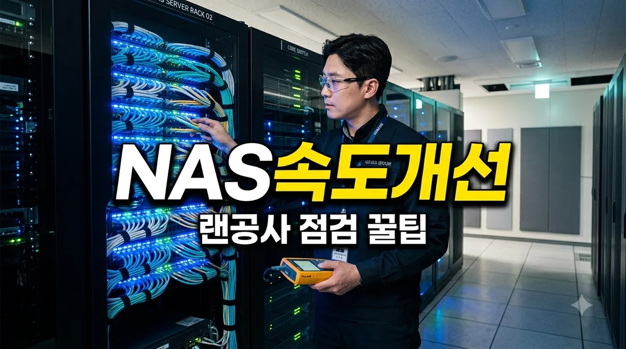 NAS가 느리다면 서버보다 랜공사를 먼저 확인하세요! 속도 개선 가이드