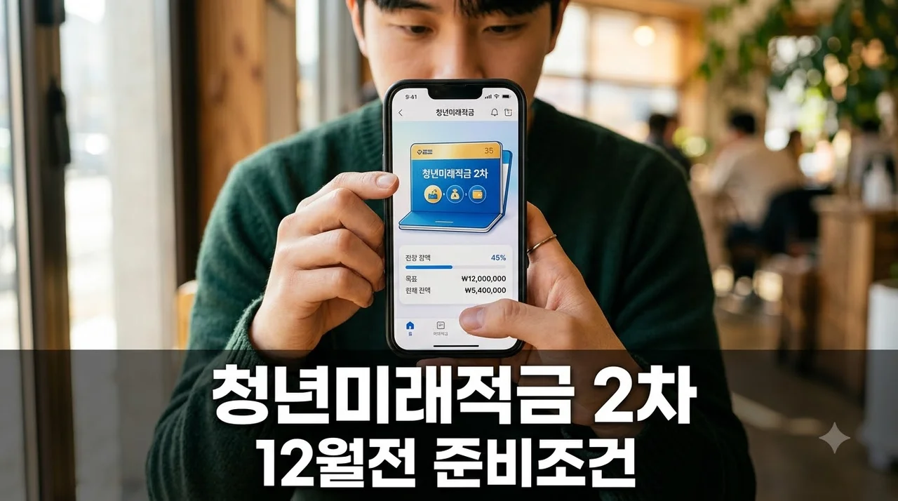 청년미래적금 2차 모집 언제? 12월 전 준비할 조건 총정리