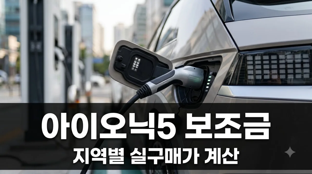 아이오닉5 롱레인지 실구매가 계산해보니.. 지역별 지원금 차이 이 정도라고?
