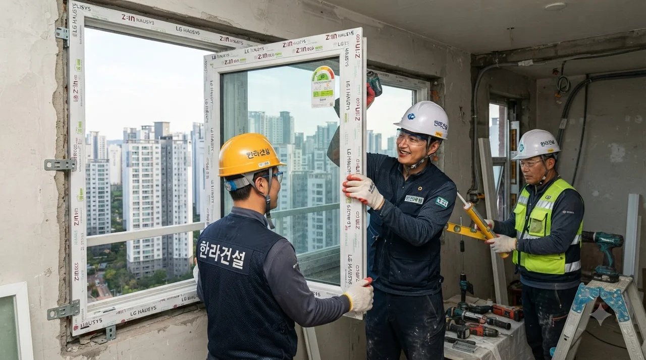 1단계: 철거 및 샷시 교체 - 뼈대와 틀을 잡는 골든타임