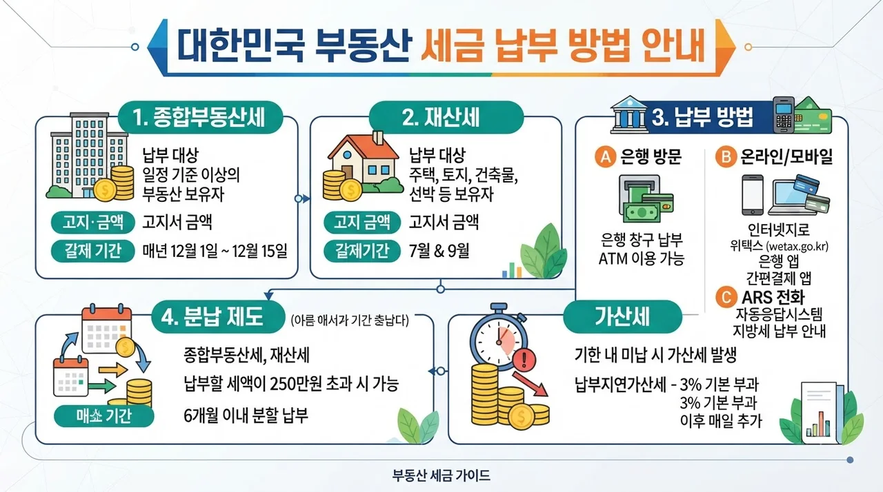 재산세 분납 조건과 구간별 납부 금액 기준