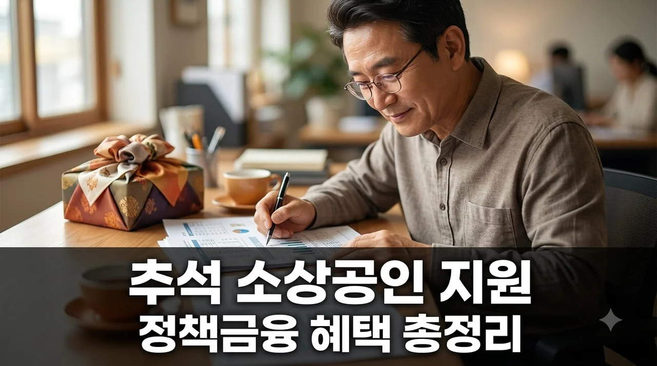 추석 앞둔 소상공인 주목.. 정책금융 지원금부터 전통시장 혜택 알고 보니?