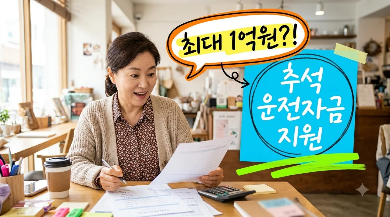 추석 앞두고 최대 1억 가능? 소상공인 운전자금 은행별 우대 조건..