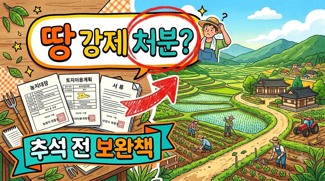 농지 전수조사 강제 처분 우려.. 추석 전 발표될 뜻밖의 보완책은?