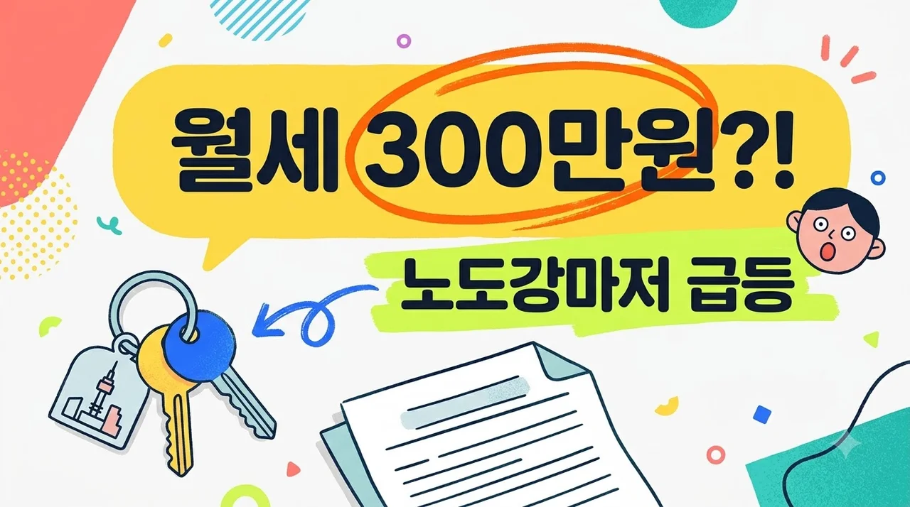 서울 월세 130만원 돌파.. 믿었던 노도강마저 월 300만원 넘은 이유?