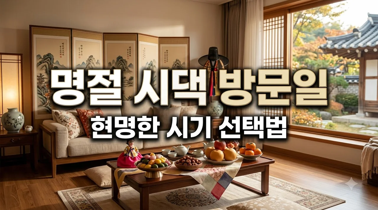 추석명절 시댁에 언제가야하나 갈등 없는 방문 시기와 꿀팁 총정리