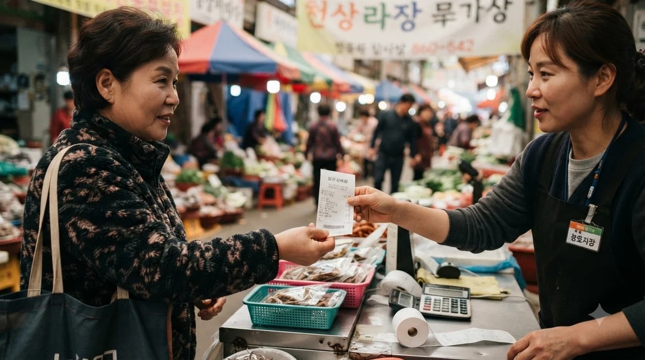 현장에서 바로 돌려받는 4단계 온누리상품권 환급 방법