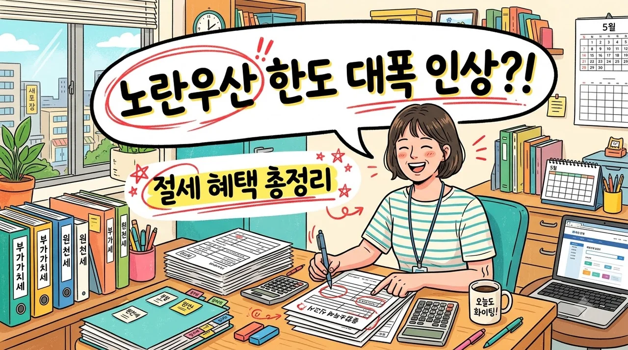 알고 보니 절세 혜택 대폭 상향?.. 노란우산공제 납입한도 변화에 소상공인 깜짝!
