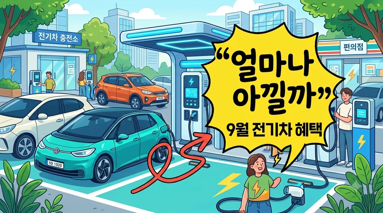 전기차 충전비 얼마나 아낄까?.. 9월 전기차 구매혜택 보조금 실계산 결과