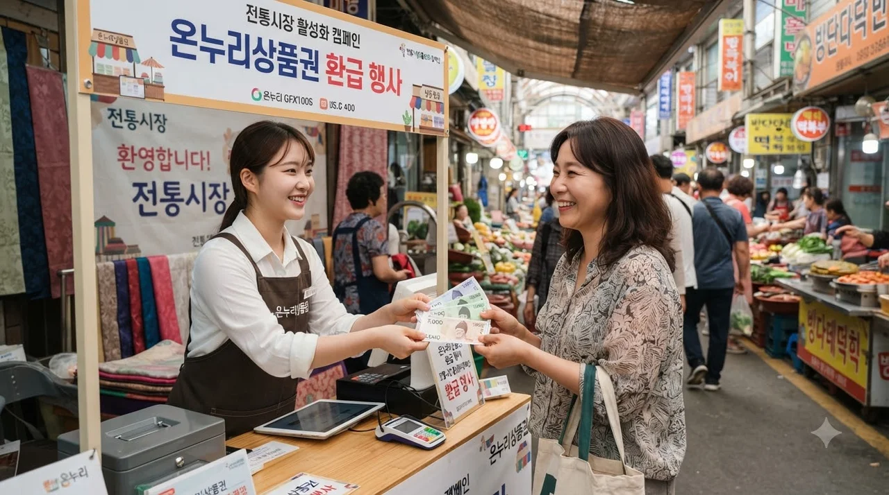 전통시장 환급 부스 위치 및 현장 환급 4단계 절차