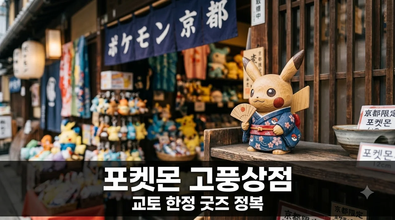 포켓몬 고풍상점 교토 필수 방문 위치부터 한정판 굿즈 구매 팁까지 총정리