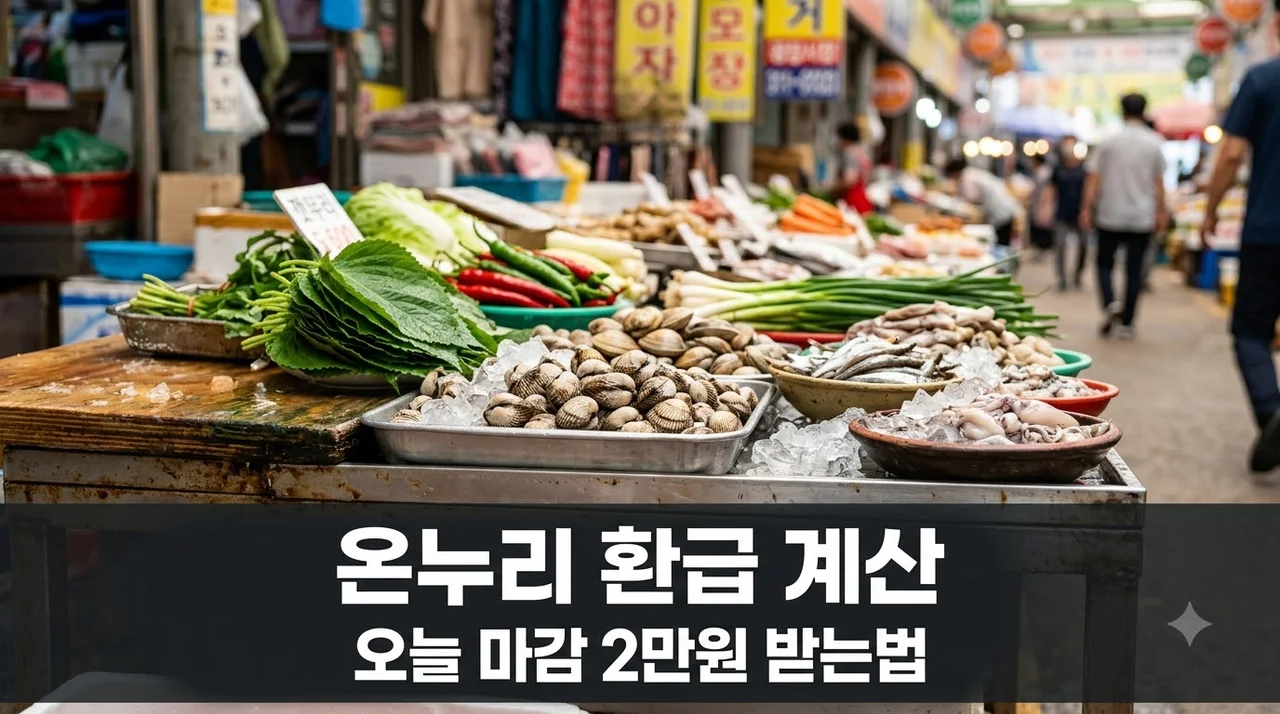 추석 온누리상품권 환급 오늘 마감.. 얼마 사야 2만원 받을까?