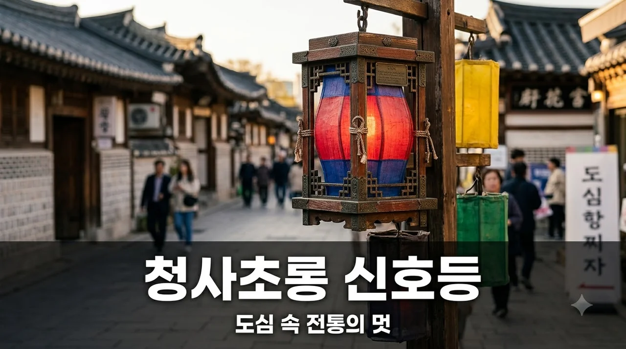 청사초롱 신호등 위치와 관람 팁! 전통 조화 이룬 도심 산책