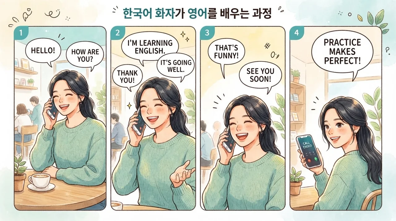 노스트레스 영어회화! 3단계 실천 가이드