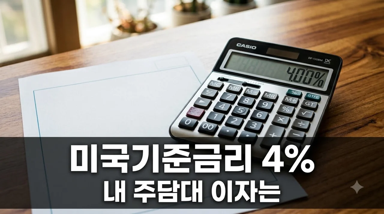 미국기준금리 4% 기습 상향.. 내 주담대 이자 월 30만원 더 내게 될까?